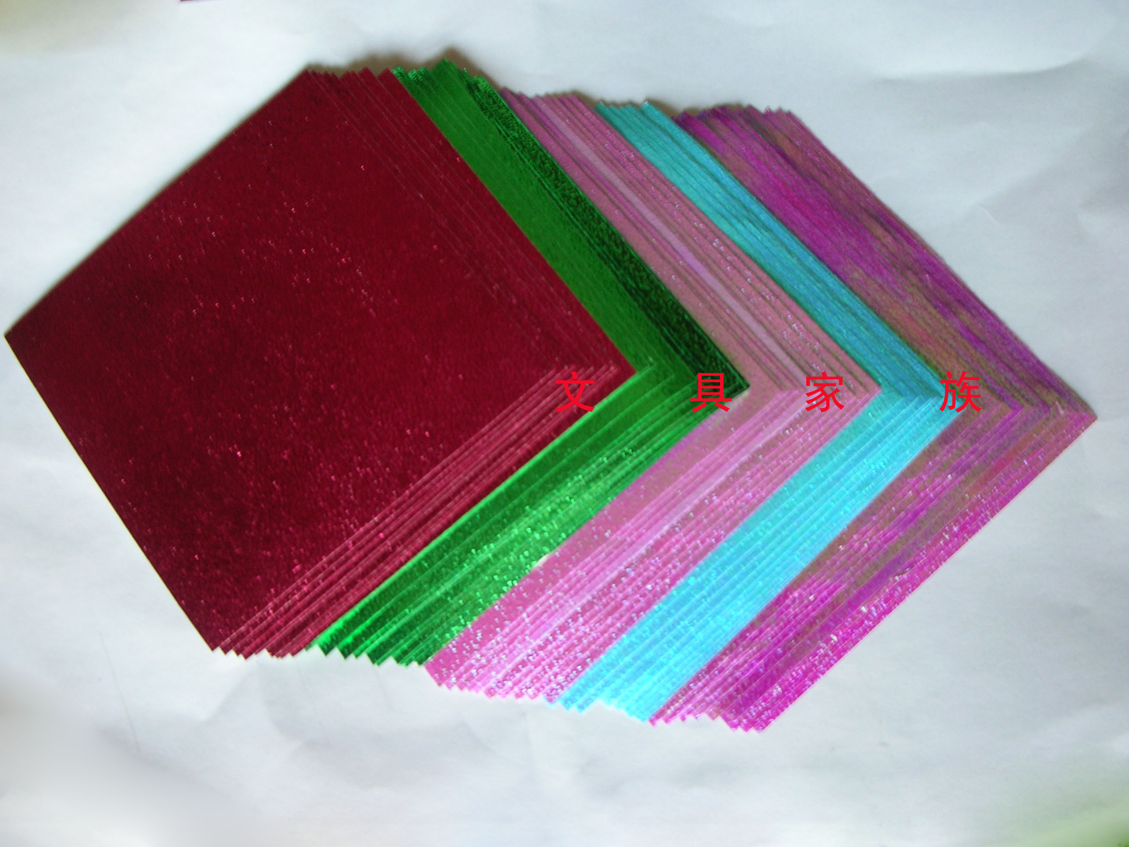 Color Pearl Paper Thousand Crane Crane Single Paper Flash Paper Rose Orchestra 10 sheets 10*10 beautiful