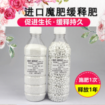 Japan imported magic fertilizer Long-term slow-release fertilizer flower-promoting strong seedling fertilizer Succulent orchid season large and small particles special