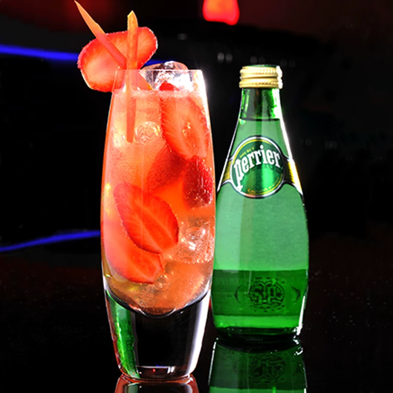 Французская импортированная Perrier Paris вода оригинальный лимон лайм вкус 330мл 12 бутылок газированной воды напиток