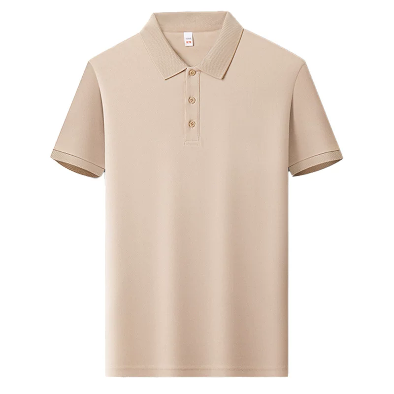 Summer solid colored short sleeve T-shirt, polo, shirt