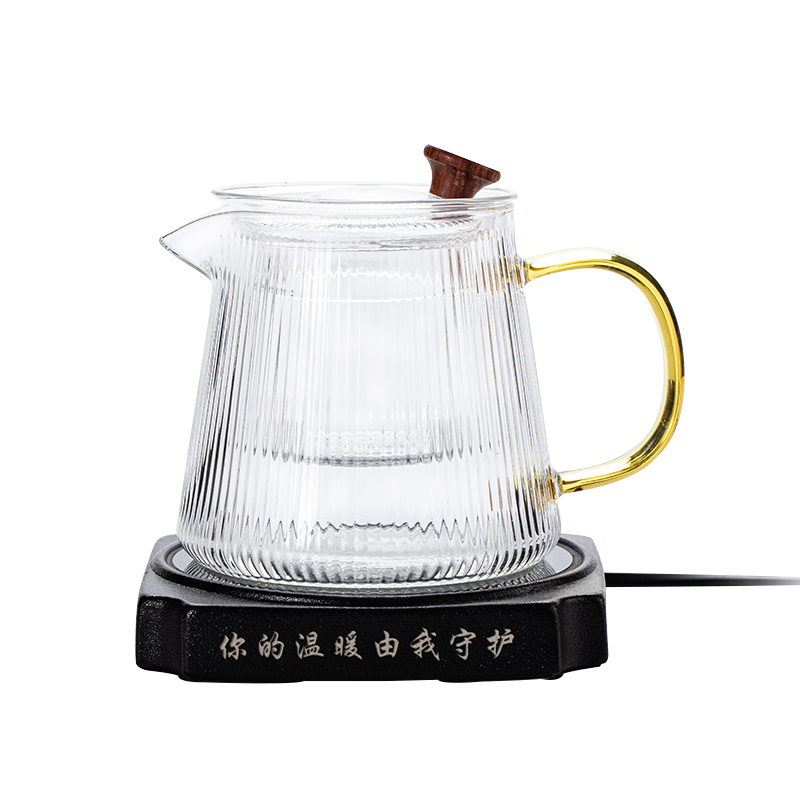 Thermostat heating glass ceramic cup pad insulation base office lovers warm the teapot cup of hot milk
