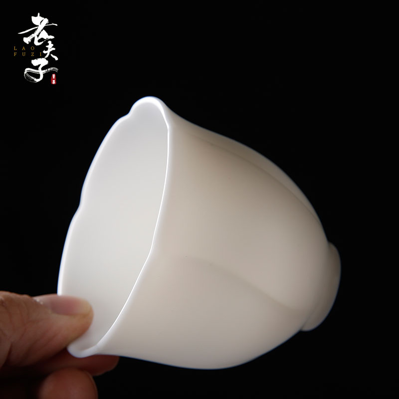 The professor kung fu master sample tea cup ceramic cups tea cup single CPU dehua white porcelain tea sets, small tea cups