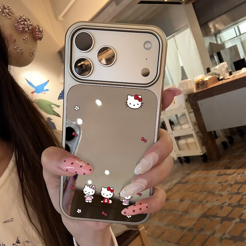 Suitable for Apple 17 Pro Max Phone Case, New 2026 Mirror Bowknot Cat Design, iPhone 16 Pro Max Full Coverage, 15 Simple and Unique, 14 Cute, 13 Non-Colliding Case, Air Protective Cover for Women Suitable for Apple 17 Pro Max Phone Case, New 2026 Mirror Bowknot Cat Design, iPhone 16 Pro Max Full Coverage, 15 Simple and Unique, 14 Cute, 13 Non-Colliding Case, Air Protective Cover for Women