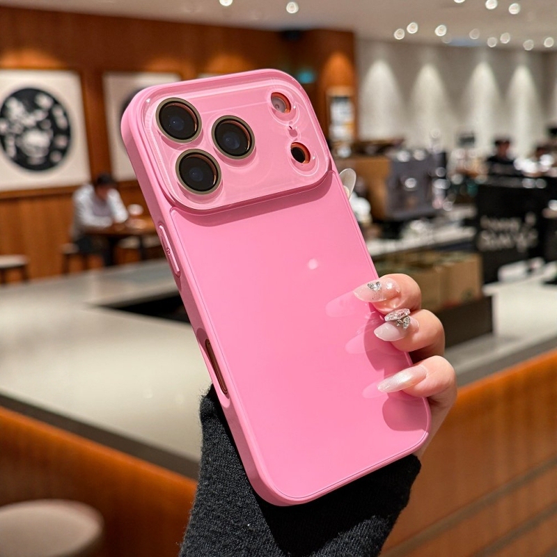 Suitable for Apple 17Promax Mobile Phone Case, New 2026 High-End Rose Red Iphone16Promax All-Inclusive Simple 15Plus Couple 14 Super Nice 13 Protective Case 17Air for Men and Women