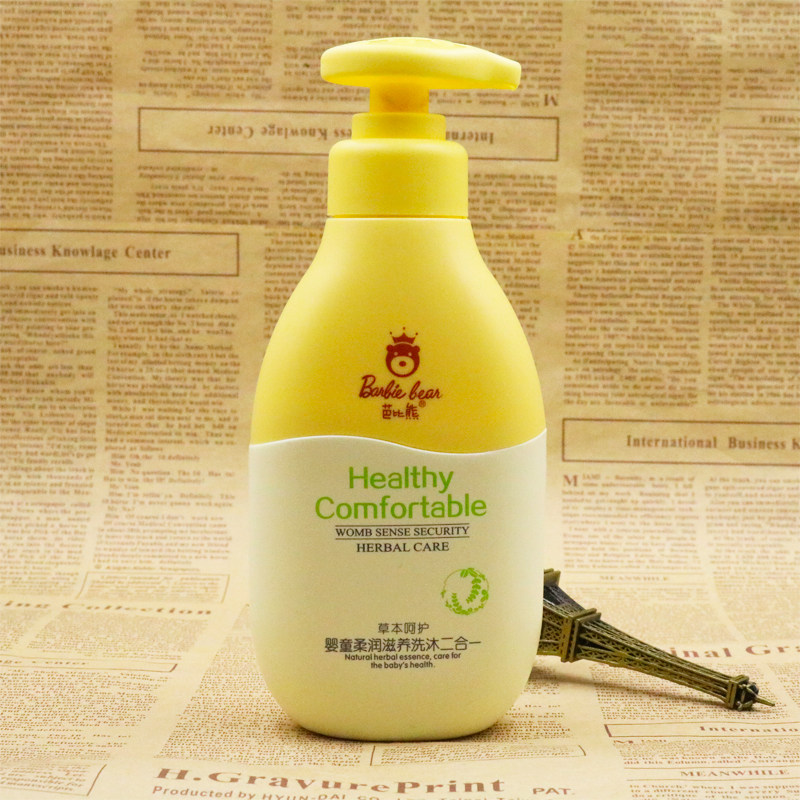 Counter Barbie Bear Baby Soft Moisturizing Nourishing Wash 2-in-1 Shampoo Shower Gel Herbal Care