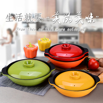 A force Tao high temperature shallow casserole cooker sand pot cooker Japanese stone cooker heat resistant ceramic casserole cooker