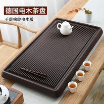 Ren Tang German Bakelite tea tray Tea table Brown rectangular drainage Bakelite household tea tray Kung Fu tea set