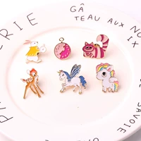 Hàn Quốc hợp kim dễ thương thỏ trâu Pegasus phù hiệu phim hoạt hình anime sinh viên túi pin phụ kiện trang sức nữ cài áo