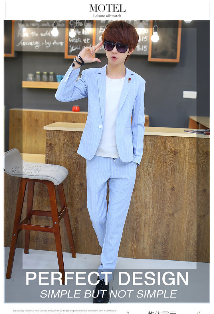 Costume homme en coton pour automne - Ref 1549723 Image 19