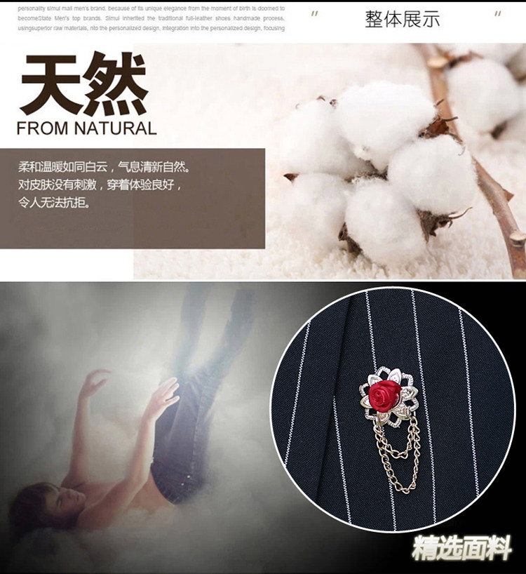 Costume homme en coton pour automne - Ref 1549723 Image 11