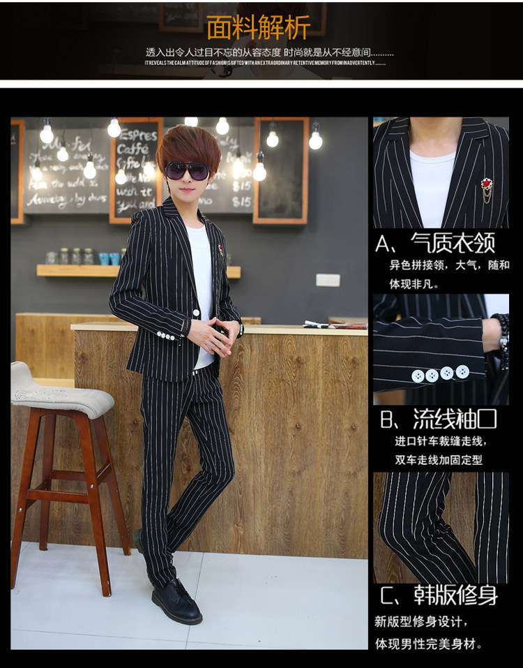 Costume homme en coton pour automne - Ref 1549723 Image 10