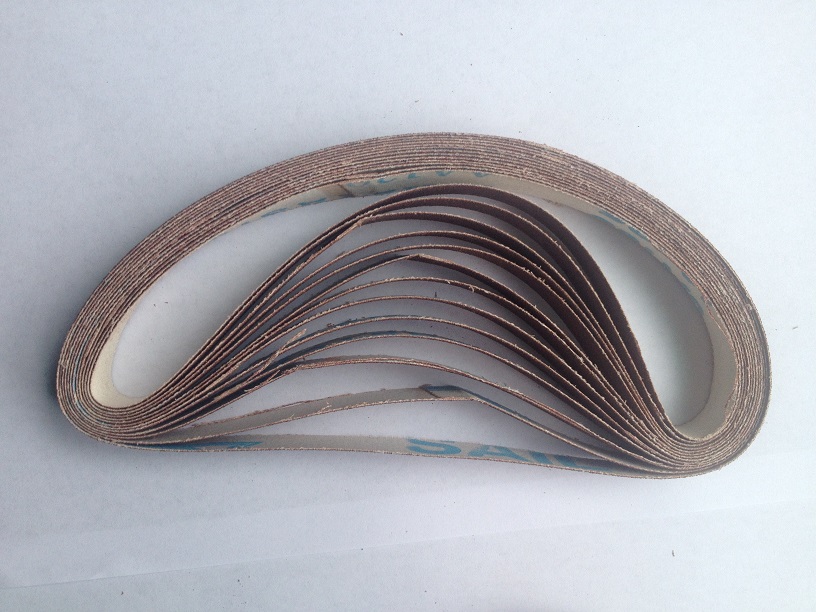 Corner mill modified sand belt machine sand paper with small handheld polished sand belt grinding machine beating mill 15 * 454 sandpaper