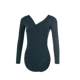 Sansha France Sansha dành cho người lớn nhảy cổ chữ V tập jumpsuit ngắn tay dây thắt lưng trang phục thể dục dụng cụ - Khiêu vũ / Thể dục nhịp điệu / Thể dục dụng cụ trang phục khiêu vũ dancesport