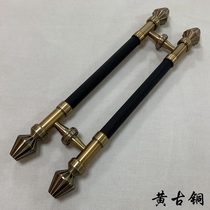 Glass door handle stainless steel bronze handle hotel office big door handle wooden door big handle antique