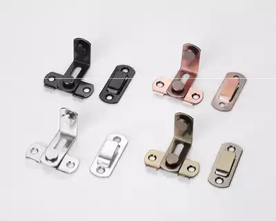 Rear door safety latch door lock door inner reverse lock door bolt door buckle toilet 90 degree door buckle lock mortise lock