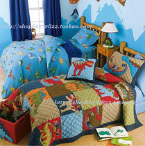 Dinosaur Paradise * Export spring and autumn quilt Summer cool quilt Winter quilt dual-use quilt patch handmade quilt cover Single double