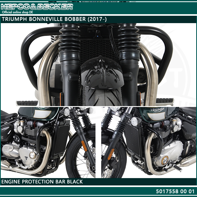 hepco rhinoceros modified engine insurance pole engine anti-fall rod suitable for triumph Bob