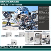 German HEPCO rhino STANDARD imported aluminum alloy side box collection recommended motorcycle suitcase