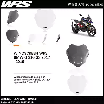 Italian WRS modified locomotive windshield windshield for BMW G 310 GS 17