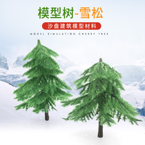 Model cedar tree DIY building sand table model material scene making outdoor landscape tree model scene accessories