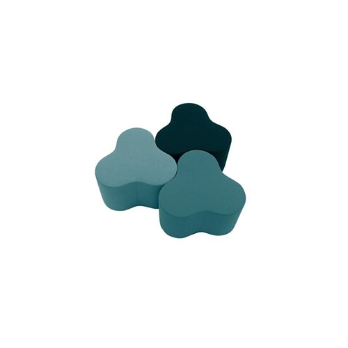 furnittu Креативная дизайнерская мебель Trifoglio Pouf/Импортная ткань специальная диван с низким табуретом пирса