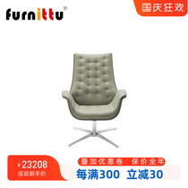 furnittu office furniture kriteria chair genuine leather four-star foot mid-level conference leisure chair