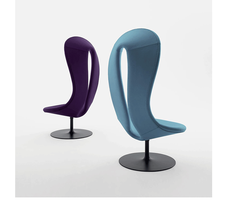 Nội thất nhà thiết kế đồ nội thất hannah phòng chờ nhập khẩu vải cashmere ghế tựa lưng