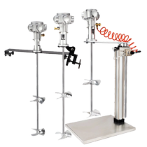 锐力马台式手持式50-55加仑搅拌器自动升降式油漆涂料气动搅拌机