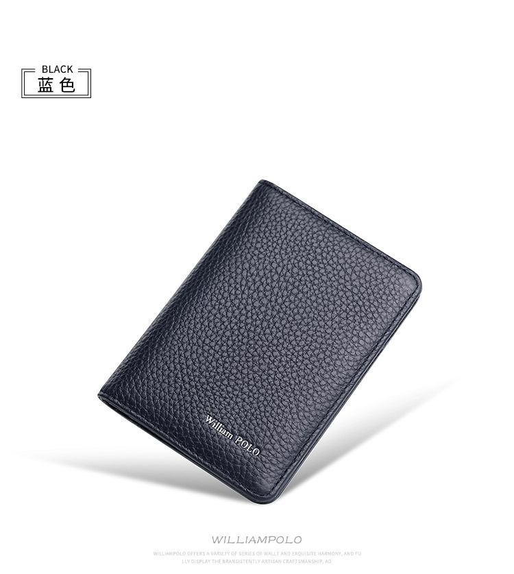Hoàng đế Paul gói thẻ da nam giấy phép lái xe mini gói một thẻ nhỏ chứng chỉ thẻ ngân hàng chủ thẻ - Chủ thẻ ví dài nam