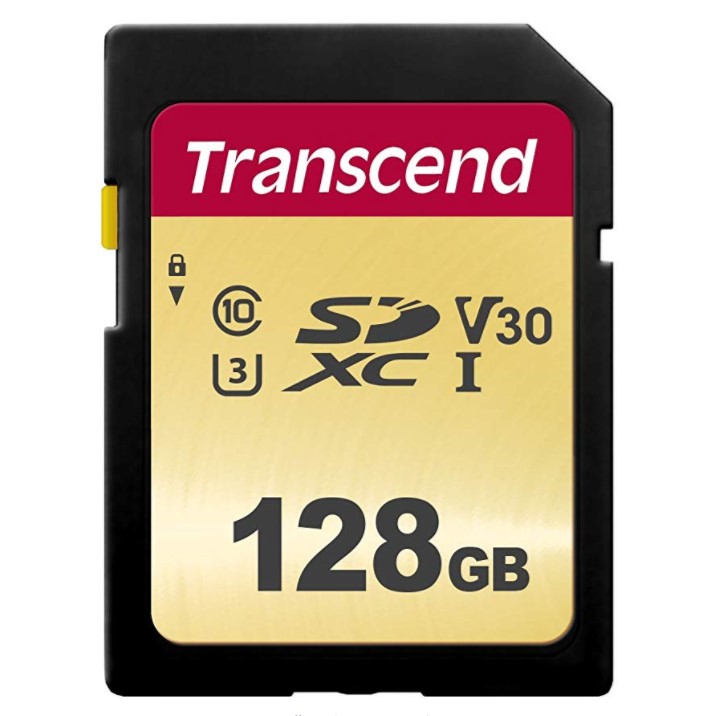 Transcend Transcend 500S 128G SD Card U3 High List Reverse Camera Memory Card Memory Card MLC Flash Memory