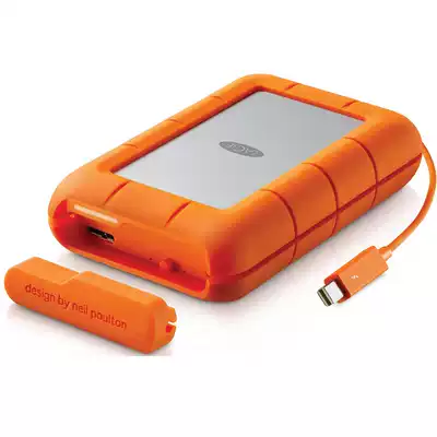 Les LaCie Rugged RAID 4TB 4T Thunder USB3 0 portable hard drive STFA4000400
