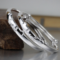 Gengzi Mouse baby 999 sterling silver bracelet baby silver bracelet children birthday gift 0 to 5 years old