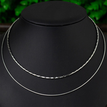 Baishi silver sincere women fashion silver collar 925 silver collarbone silver collar silver necklace short