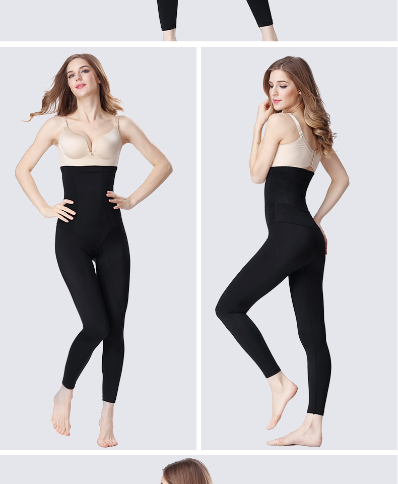 Sau khi loại quần lửng mỏng cạp cao eo định hình quần bó sát kích thước lớn quần bụng sau sinh bộ sưu tập dạ dày hông cơ thể đẹp quần lót phụ nữ