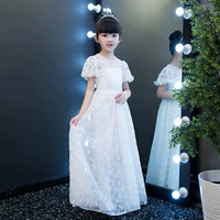 Đầm dạ hội cho bé gái váy ren bé gái váy đầm trẻ em catwalk trang phục piano ngắn tay - Váy trẻ em đồ vest cho bé trai sơ sinh