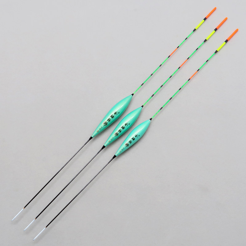 Global fishing V10 eye-catching shallow water float thick tail wild fishing float grass hole float jujube core short float ice fishing float