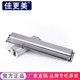 Modern aluminum profile handle drawer cabinet door slot zinc alloy foot hardware cabinet wardrobe office furniture handle