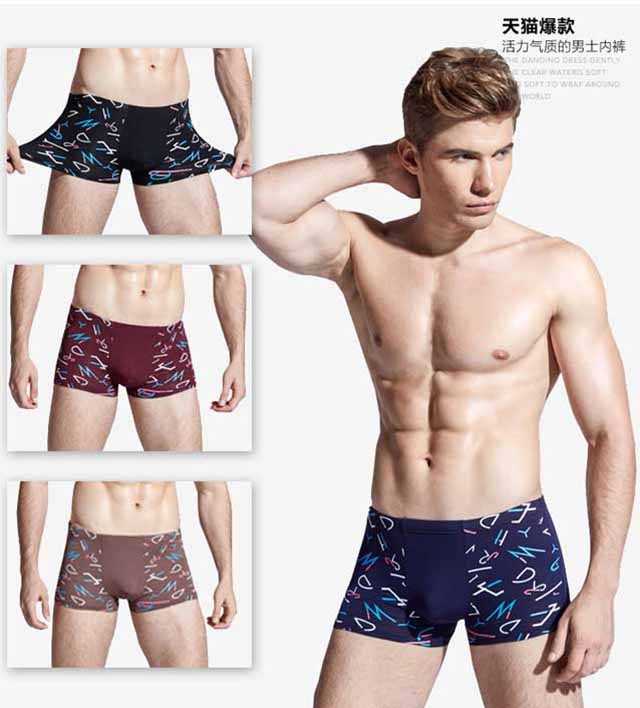 4 hộp quà tặng đồ lót nam cotton boxer trẻ trung thun cotton năm nay quần boxer cotton thoáng khí quần lót cotton