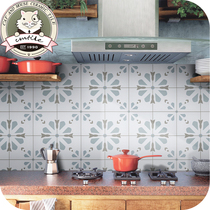 Nordic tiles Fresh green restaurant wall tiles Balcony kitchen bathroom non-slip floor tiles 200×200