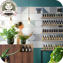 Nordic wind rugged face matt anti-slip wear resistant tiles Living room Kitchen Balcony Bathroom wall Brick Tiles 200600