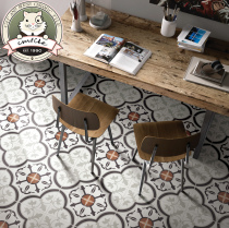 European-style color art tiles Antique tiles Living room Dining room balcony Kitchen bathroom background wall tiles 300