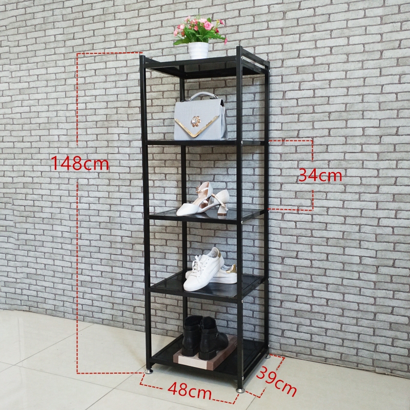 Retro Iron Art Bag Rack Shoe Rack Containing Shelf Clothing Shop Clothing Store Show Showcase Shelf Windows Display Shelf Clothing Cap Rack