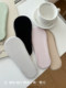 Ice silk boat socks for women summer thin ins trendy silicone non-slip non-falling shallow mouth invisible high heels short socks for women