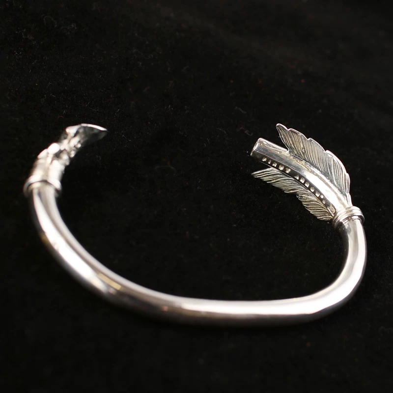 Bow and arrows handmade, bracelet, style, silver 925 sample
