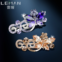 New banghai clip hairclip headwear hairpin Korean adult butterfly rhinestone clip clip lady hair jewelry