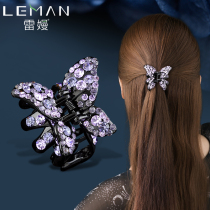 Banghai clip clip hair grab headgear Korean adult hair accessories rhinestone mini butterfly clip top clip accessories