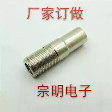 Hot sale all copper high quality one 5 single tube pressure joint to RF female head metric cable TV connector F Head metric