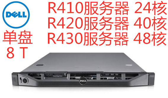 DELL R410 server X5670 SHORT body 1U4 bay 24-CORE ERP mail host virtual machine