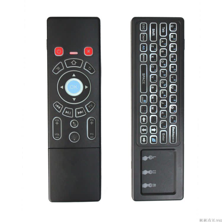 t6 air mouse touch flying mouse air mouse universal remote control learning function reverse keyboard