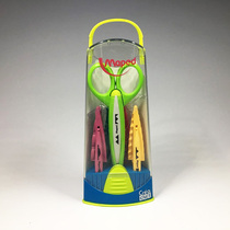 Young children scissors safety handmade paper-cutting without hurting hand lace scissors set